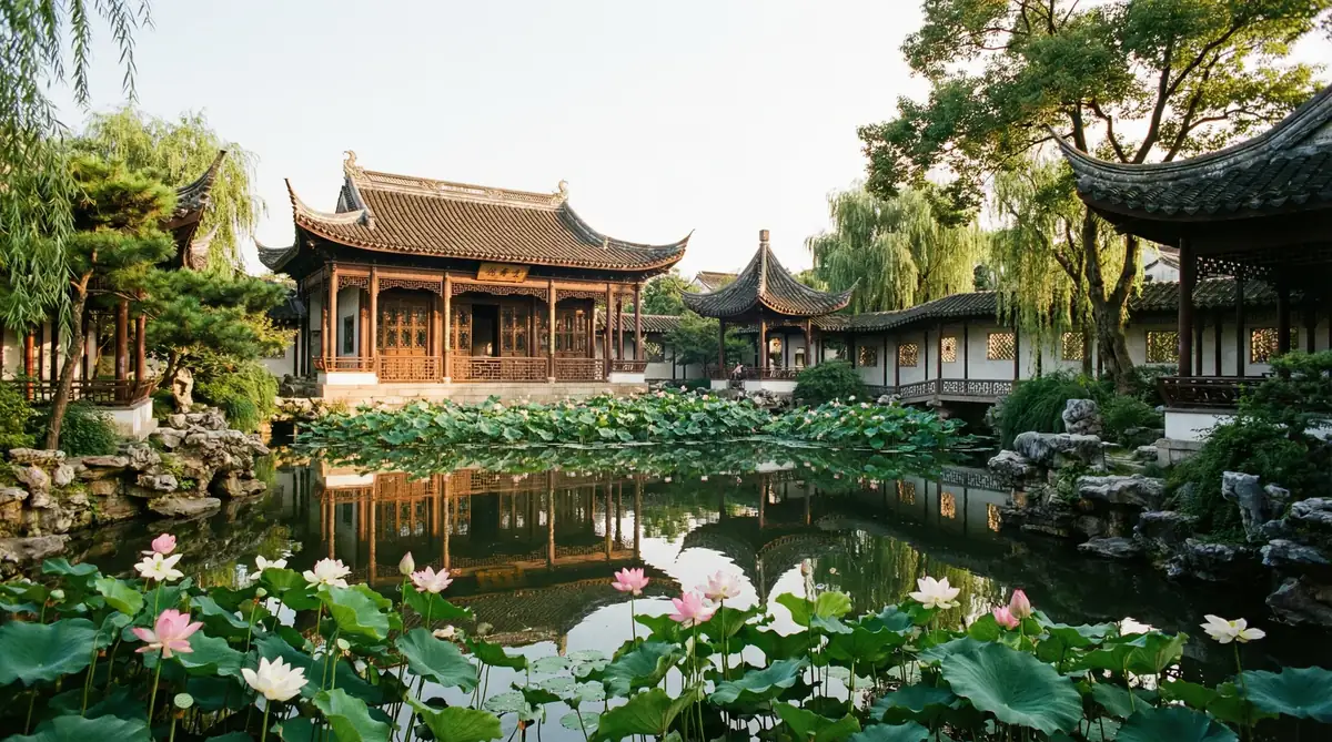 拙政园虚拟游 - 集芳阁